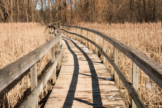 Clearing the path ahead of you.